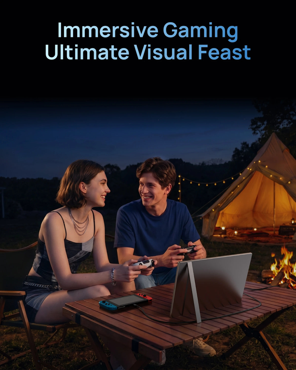 16.1 Inch FHD 144Hz Portable Monitor HDR Gaming Second Screen