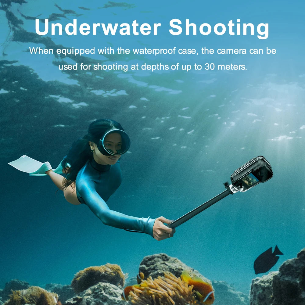 4K Waterproof Pocket Action Camera with 5G WiFi