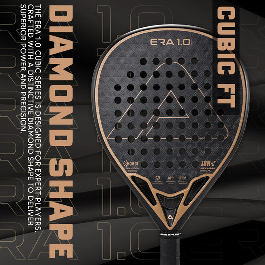 Lightweight 18K Carbon Padel Racquet for Power and Control