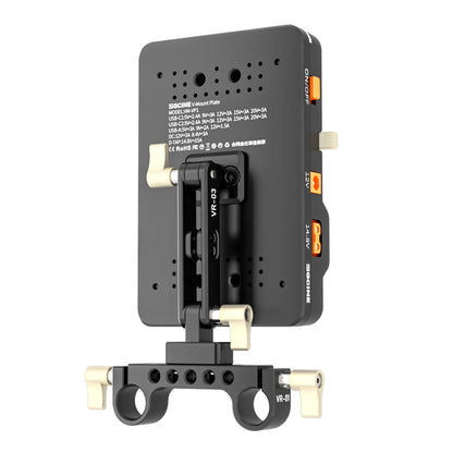 V-Lock Battery Plate PD 14.8V 15mm Rod Clamp
