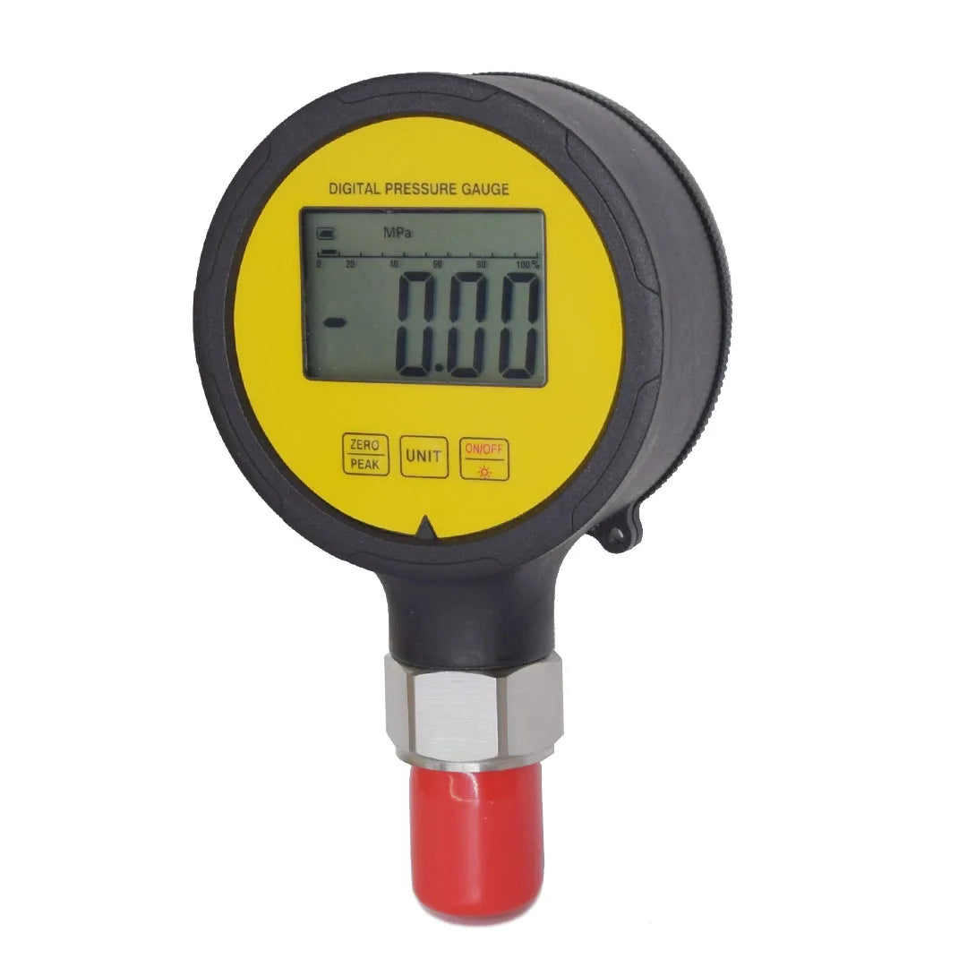 Heavy Duty Hydraulic Pressure Gauge 600 Bar Digital 2m Hose