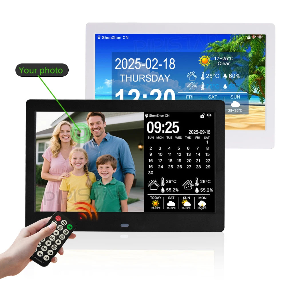 10.1 Inch WiFi Smart Calendar Clock with Weather Forecast