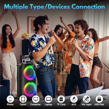 T27 Bluetooth Karaoke Speaker for Home Parties & Events