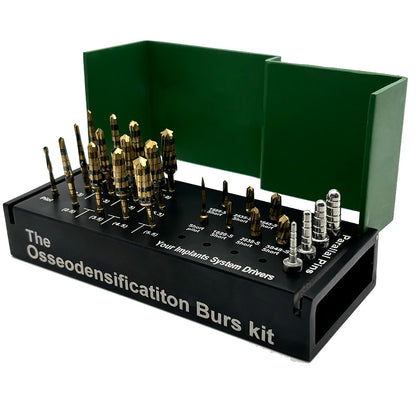 24PCS Dental Implant Surgical Kit with Osseodensification Drills