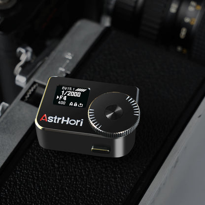 Compact DSLR Camera Light Meter with Dual Dial Controls