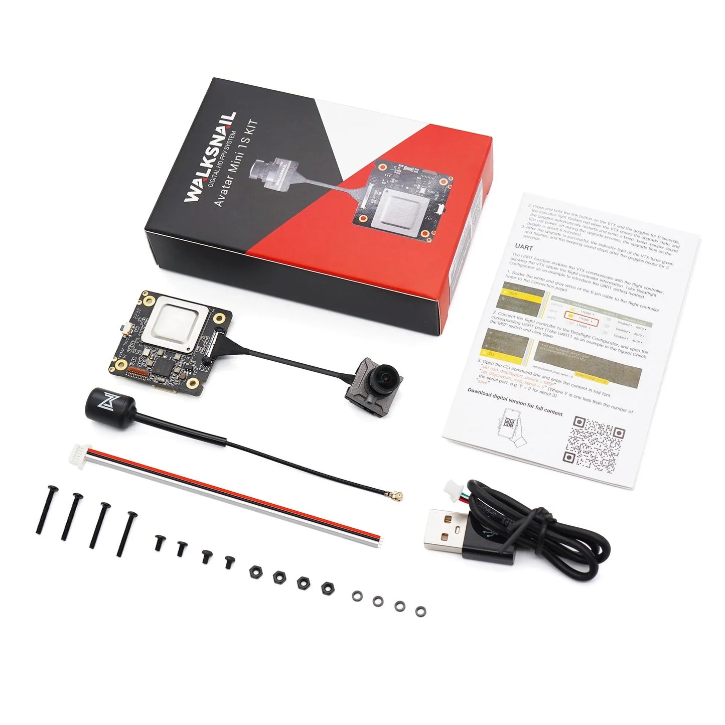 Mini 1S FPV Kit 1080P 60fps Low Latency VTX