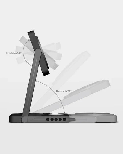 4in1 Foldable Magnetic Wireless Charging Station