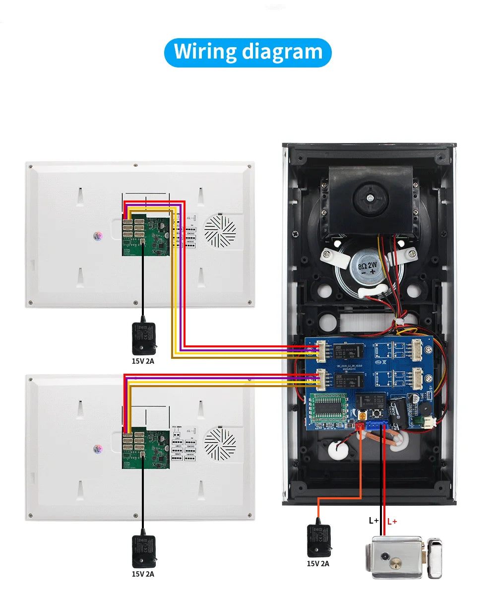 10″ Smart 1080p Video Doorphone with RFID Access