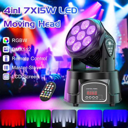 2PCS 105W LED Moving Head Beam Spot Stage Lights