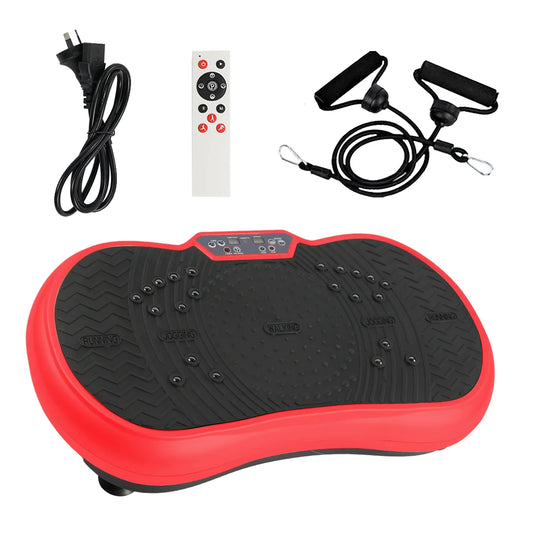 Home Vibration Exercise Machine Fitness Plate Red