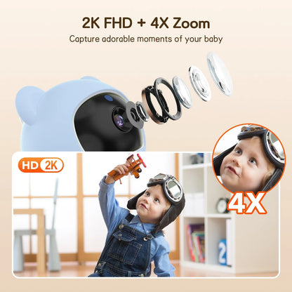 1080P Video Baby Monitor with Cry Detection