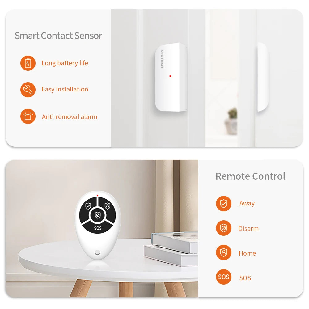 Smart Home Security Alarm System WiFi 4G