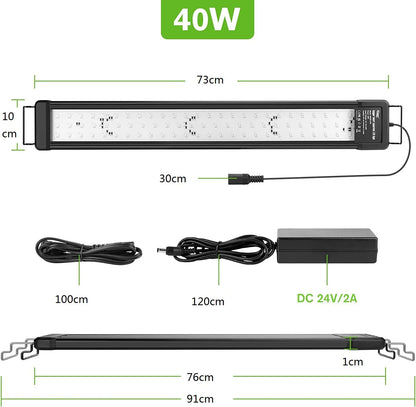 Smart Aquarium LED Light 75cm Bluetooth App Control