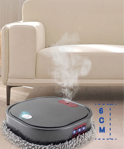 Smart Mopping Robot for Sweeping and Spraying