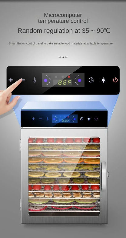 Waterproof 12 Layer Dehydrator for Fruit and Meat