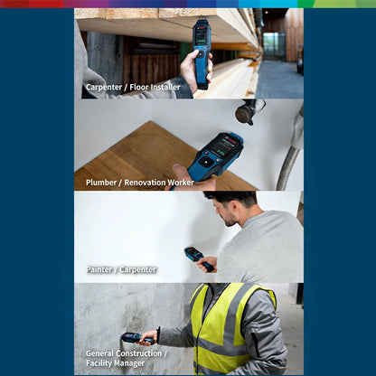 Professional Moisture Meter with Temperature & Humidity Sensor