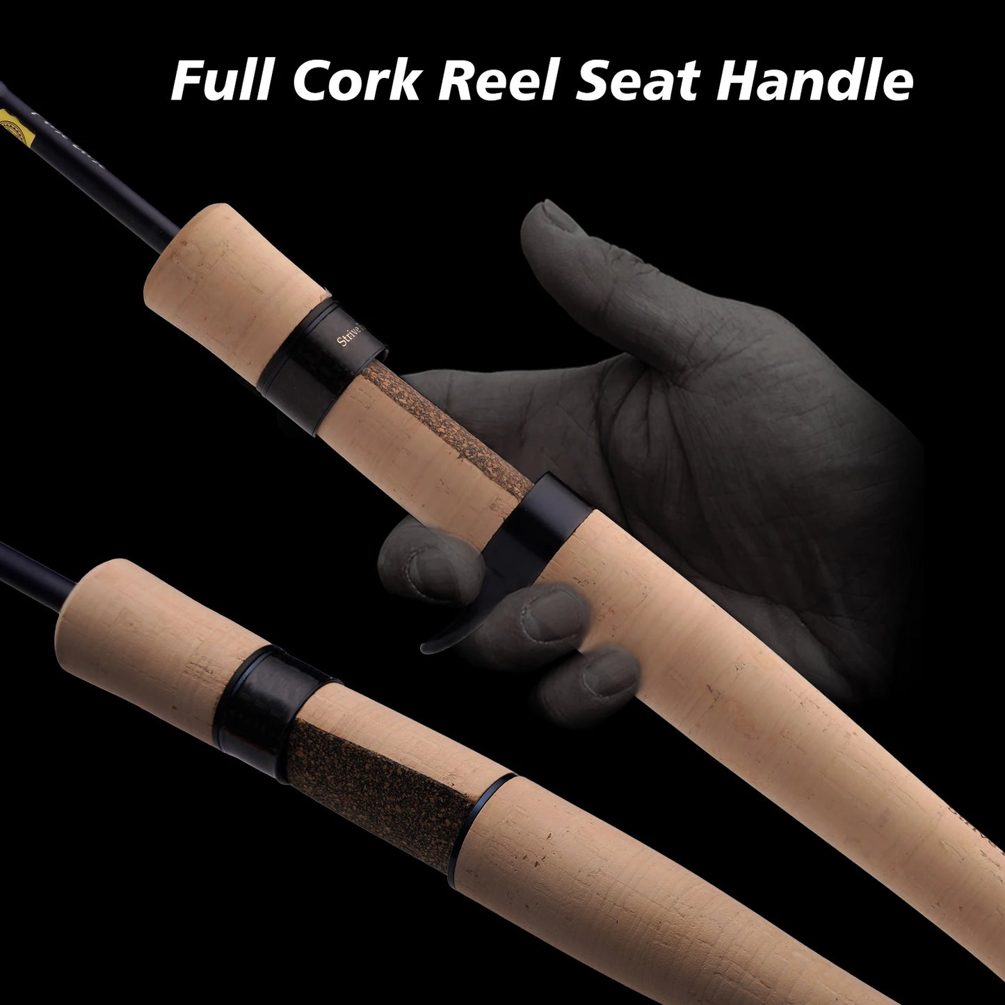 6FT BFS Fishing Rod 0.5-12g Carbon Cork Handle