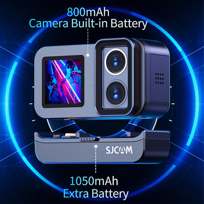4K Dual Lens Waterproof Action Camera with 32GB Card
