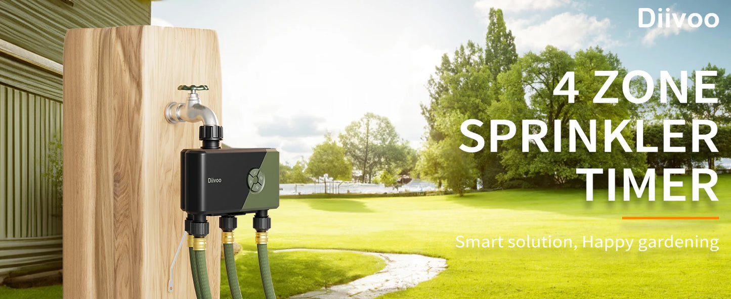 4 Zone WiFi BSP Automatic Watering Timer