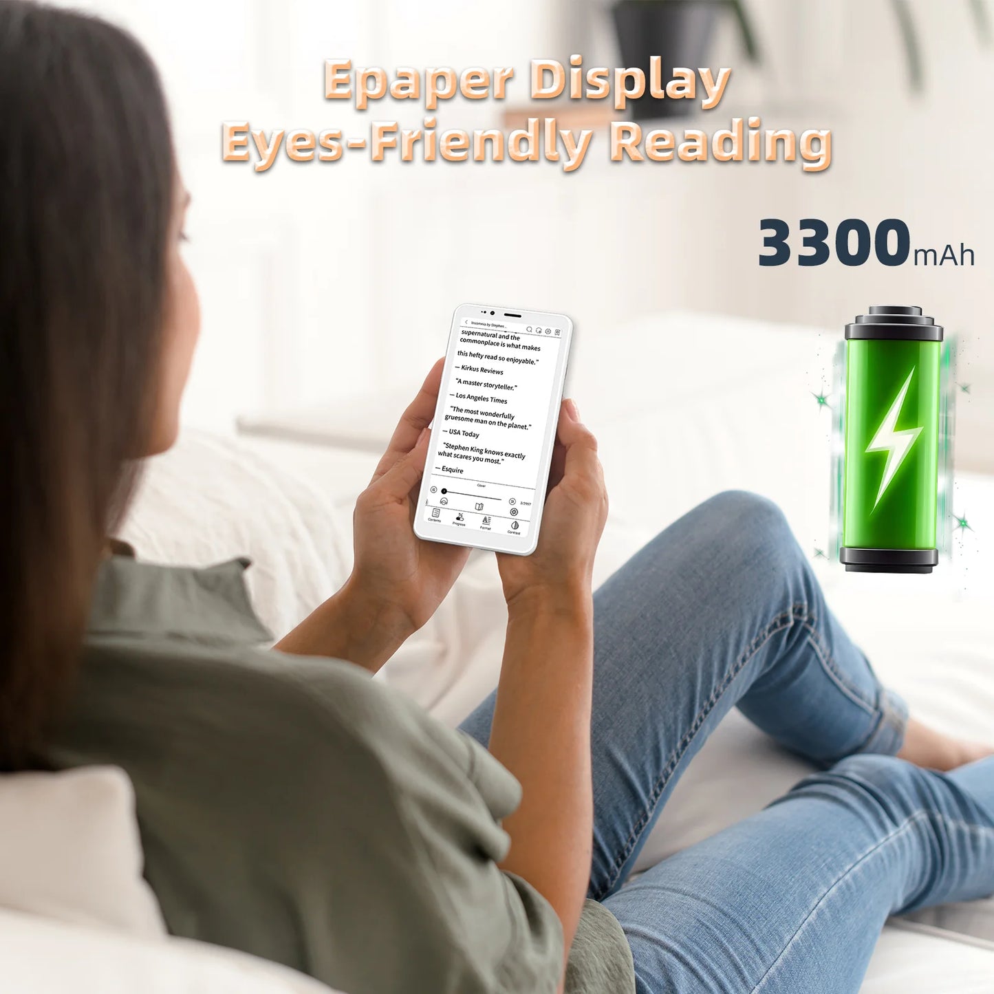 5.84 Inch E-Ink Ebook Reader Android 14 64GB