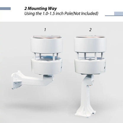 Wireless Weather Station with 7.5 Inch Display and Rain Gauge