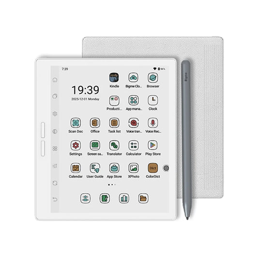 Smart 7 Inch Front Light eBook Reader White Case