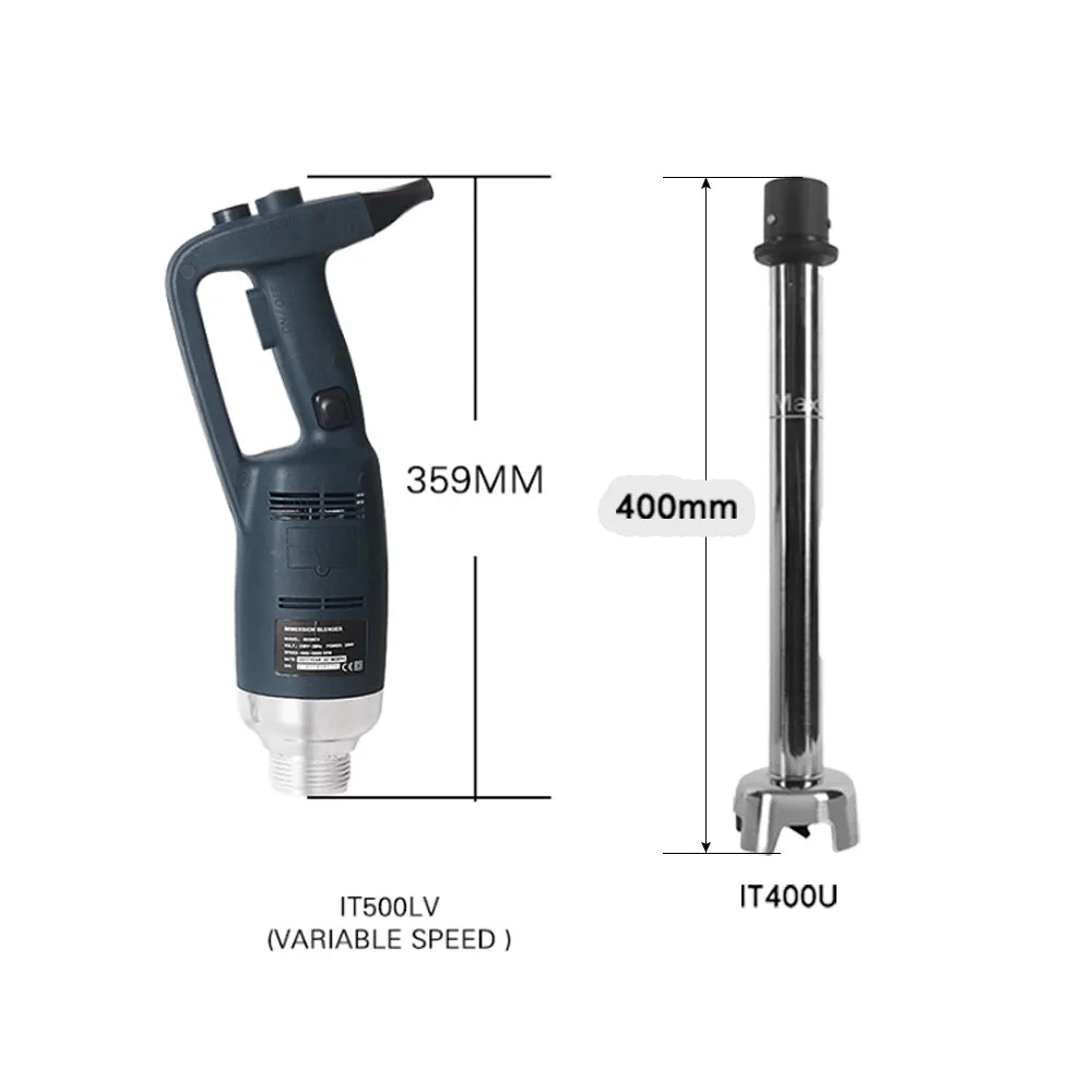 Commercial 400mm Handheld Blender with Variable Speed Control