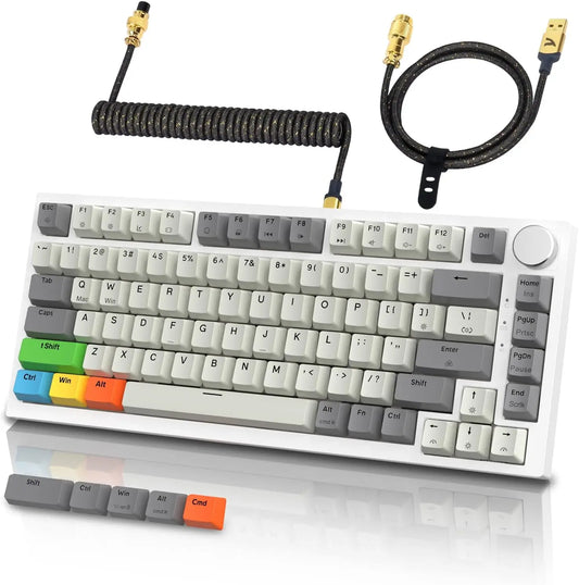 K85 Wired Mechanical Gaming Keyboard Grey with RGB
