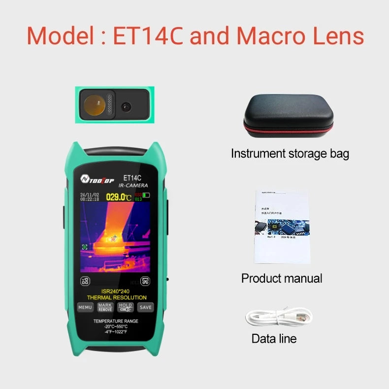Handheld Infrared Thermography Camera Kit with Macro Lens
