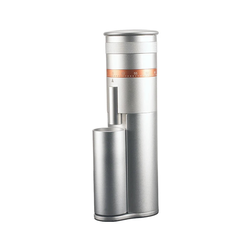 Stepless Espresso Bean Grinder for Cold Brew Silver