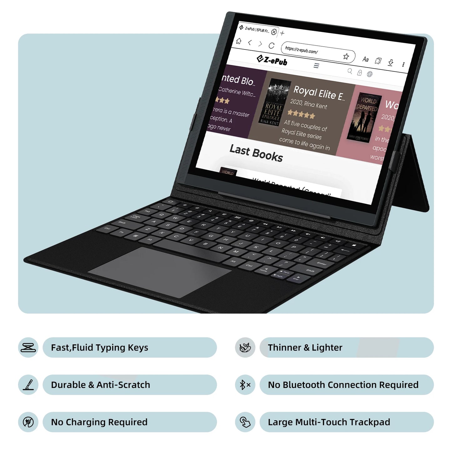Magnetic Keyboard Cover for B1051 Series eReaders