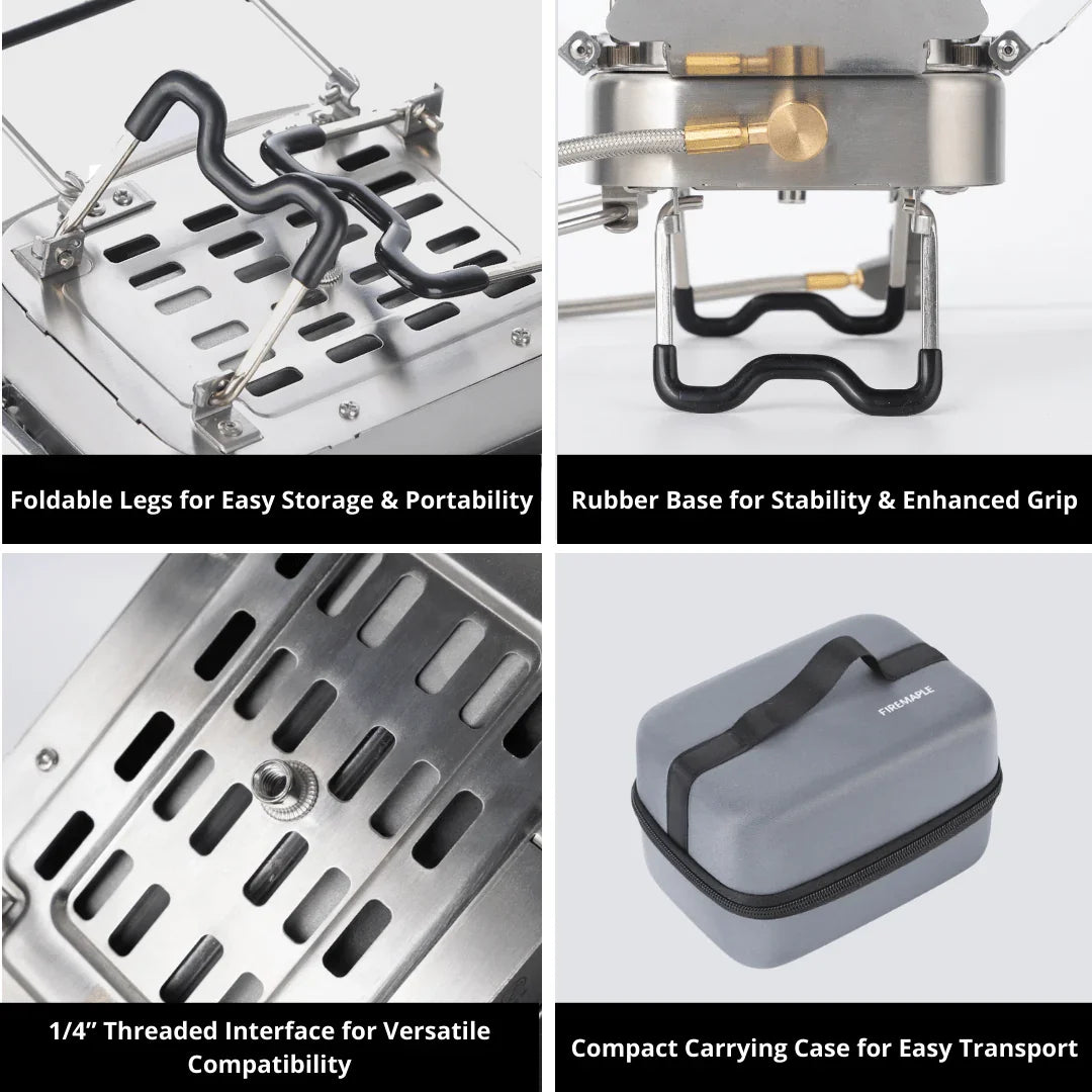 Multi-Function Camping Gas Burner and Outdoor Warmer