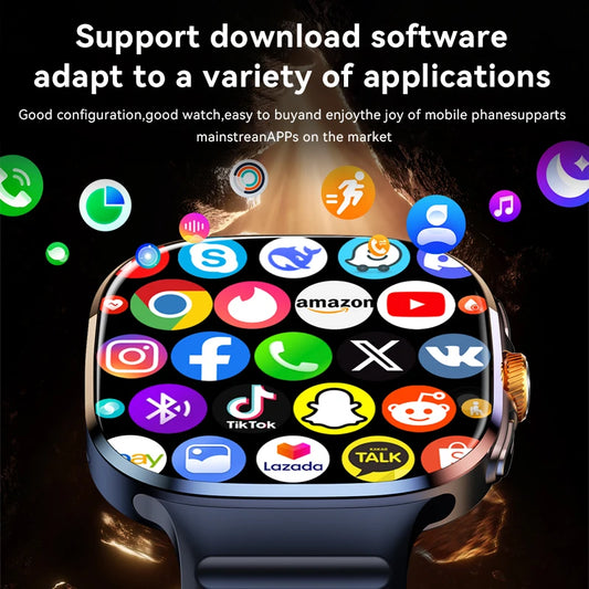 MESH 5G Android AMOLED Smartwatch GPS Camera