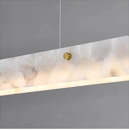 Gold 100 cm Linear LED Pendant Light Tricolor