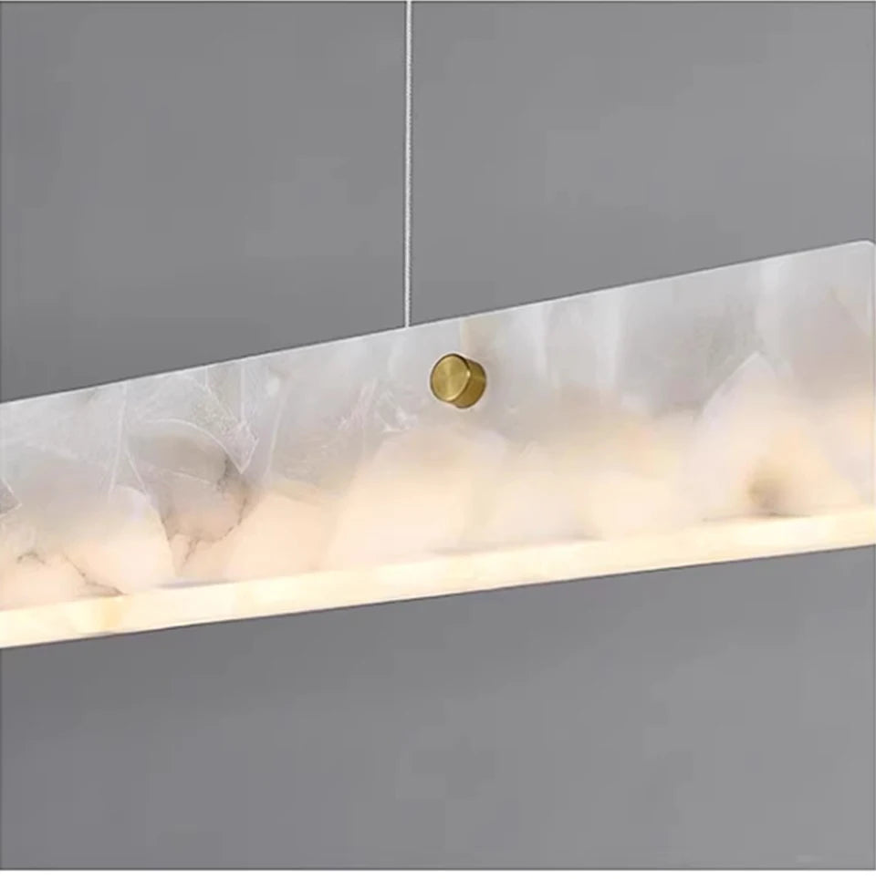 Gold 120 cm Dimmable Linear LED Pendant Light