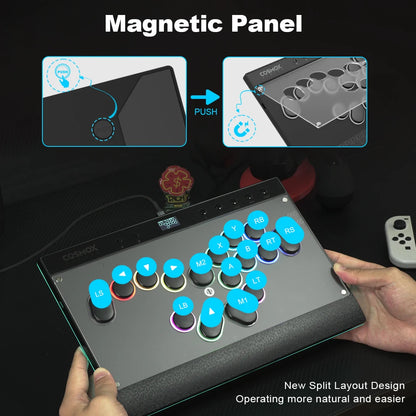 C16 Stickless Arcade Controller All Button Gaming Fight Pad