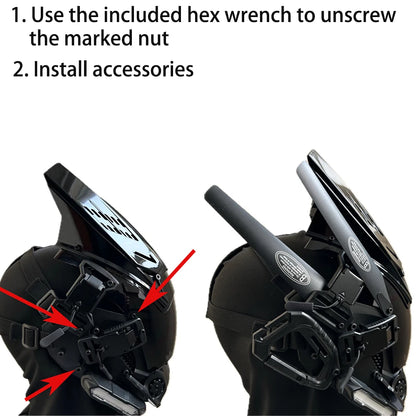 Cyberpunk LED Cosplay Mask with App Control