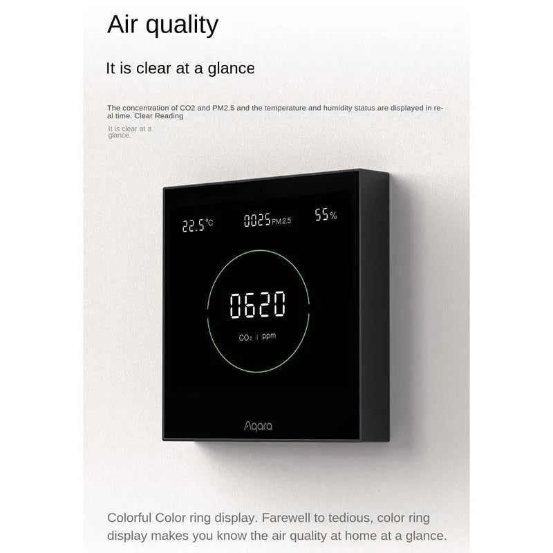 Smart Air Quality Monitor with CO2 and PM2.5 Sensors