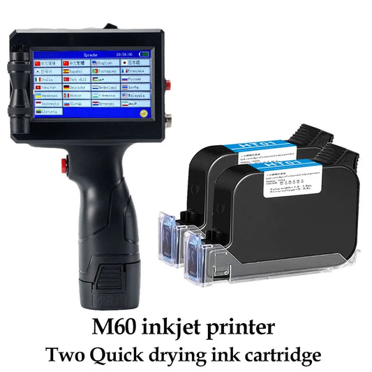 Portable Handheld Inkjet Printer 2 Ink for QR Codes