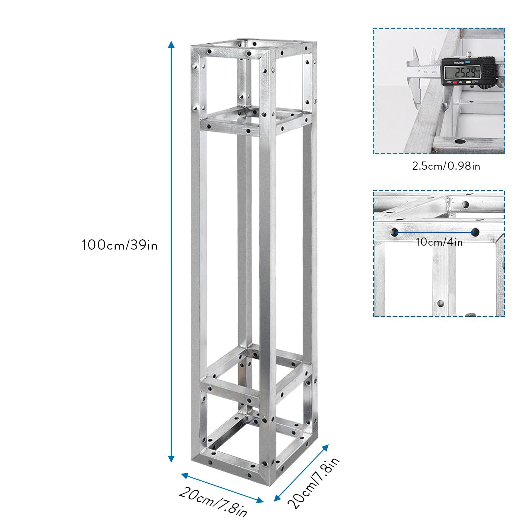 Three Piece Iron Square Truss Tower for Events and Performances