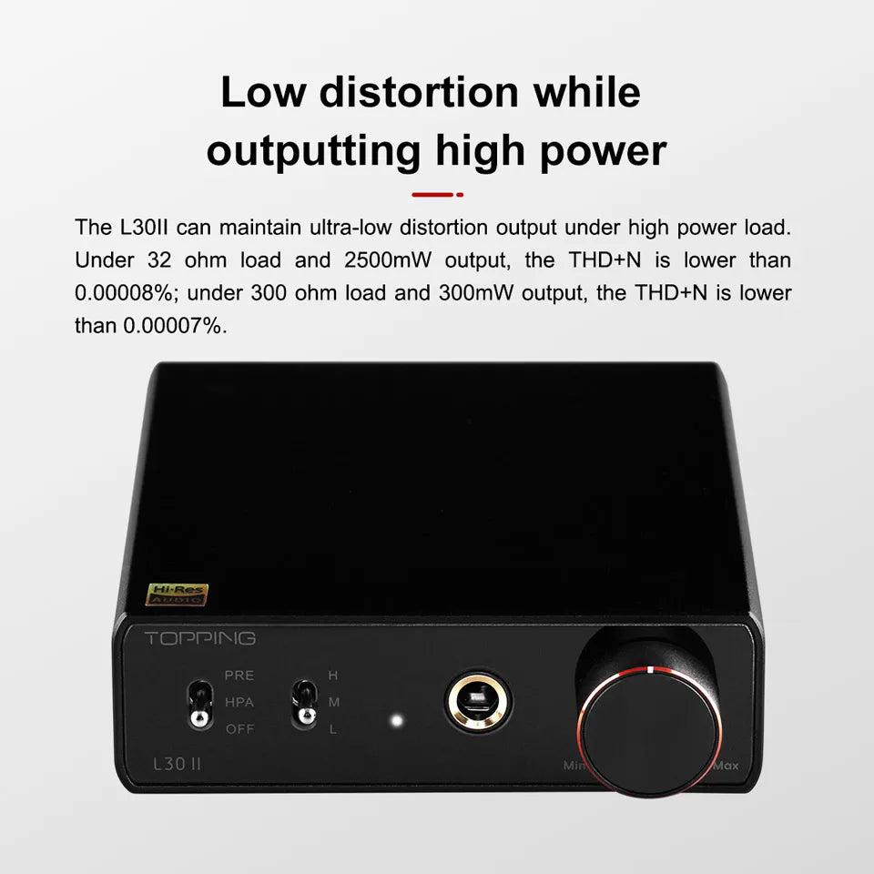 Silver Audio Amplifier AC Adapter High-Power Output