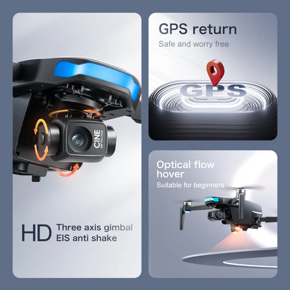 3-Axis Anti-Shake Drone with 4K HD Camera