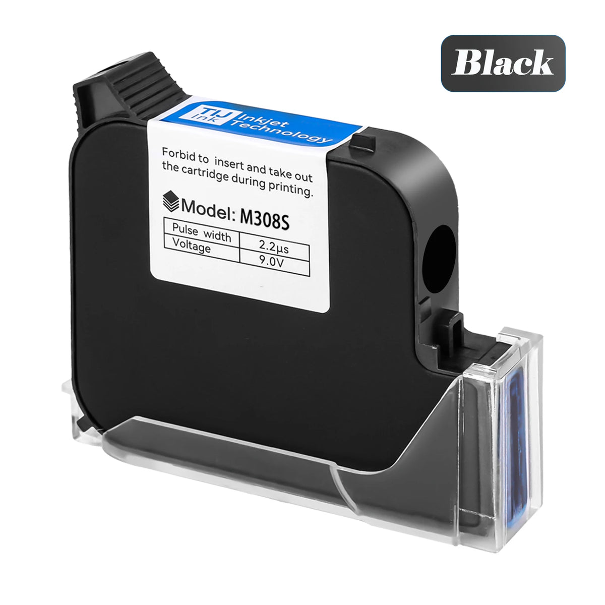 25.4mm TIJ Inkjet Printer Cartridge Fast-Drying Waterproof Ink