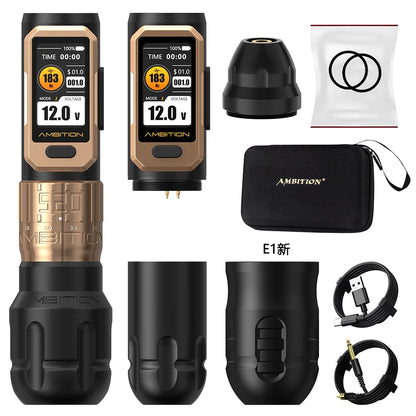 Wireless Tattoo Machine Kit High Torque Adjustable Pen