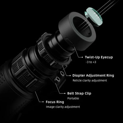 Compact 8x42 Monocular with Clear Optics for Outdoor Adventures