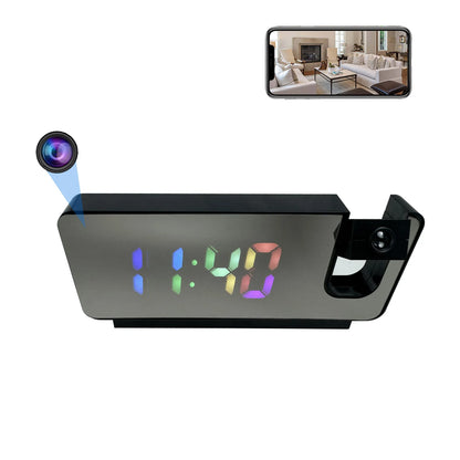 4K Indoor Security Camera Clock 64GB Motion Detection