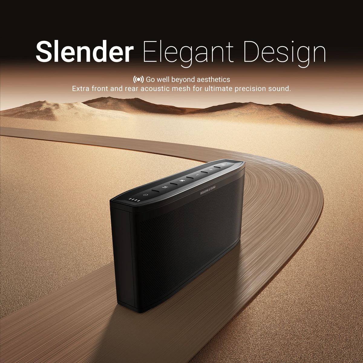 Portable 50W Bluetooth Speaker 2-Channel Audio 48H Playtime