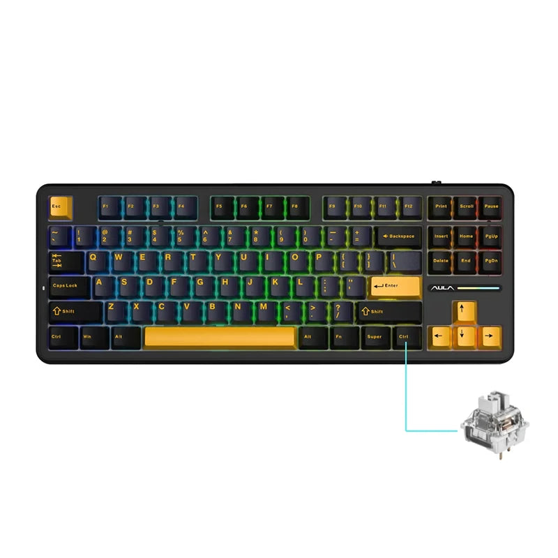 Star Trek Gasket-Mount 87-Key Rechargeable Tri-Mode Keyboard