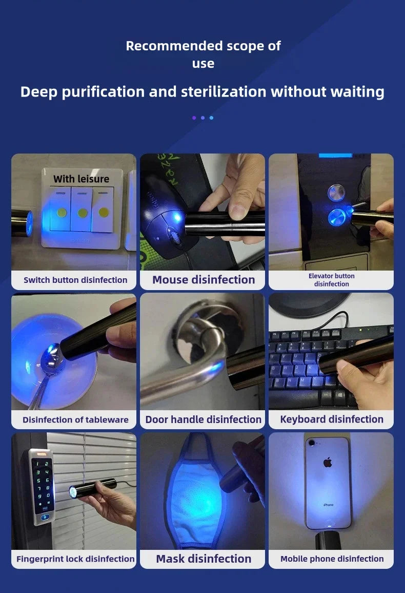 Handheld 5W UV Disinfection Light 275nm 395nm