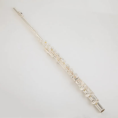 Silver-Plated B Foot Flute Professional Performance Instrument